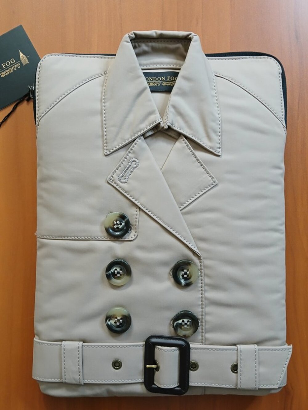 London Fog Jeremy Scott Trenchcoat Laptop Sleeve